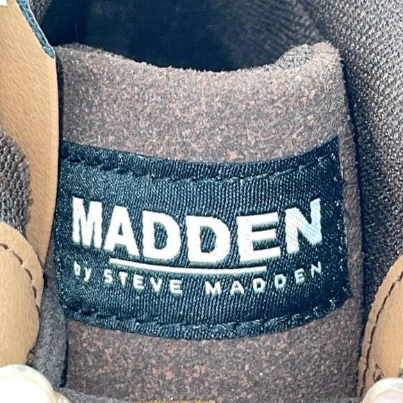 Madden By Steve Madden Mens High Top M-Drommy Combat Boots Tan Size 8.5 NWOT - Picture 7 of 9